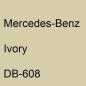 Preview: Mercedes-Benz, Ivory, DB-608.