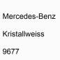 Preview: Mercedes-Benz, Kristallweiss, 9677.