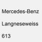 Preview: Mercedes-Benz, Langneseweiss, 613.