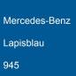 Preview: Mercedes-Benz, Lapisblau, 945.