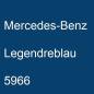 Preview: Mercedes-Benz, Legendreblau, 5966.