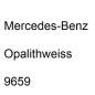 Preview: Mercedes-Benz, Opalithweiss, 9659.