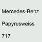 Preview: Mercedes-Benz, Papyrusweiss, 717.