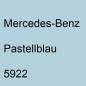 Preview: Mercedes-Benz, Pastellblau, 5922.