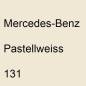 Preview: Mercedes-Benz, Pastellweiss, 131.