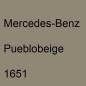 Preview: Mercedes-Benz, Pueblobeige, 1651.