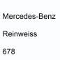 Preview: Mercedes-Benz, Reinweiss, 678.