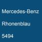 Preview: Mercedes-Benz, Rhonenblau, 5494.