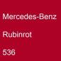 Preview: Mercedes-Benz, Rubinrot, 536.