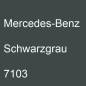 Preview: Mercedes-Benz, Schwarzgrau, 7103.