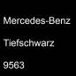 Preview: Mercedes-Benz, Tiefschwarz, 9563.