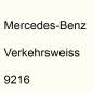 Preview: Mercedes-Benz, Verkehrsweiss, 9216.