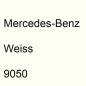 Preview: Mercedes-Benz, Weiss, 9050.