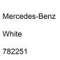 Preview: Mercedes-Benz, White, 782251.