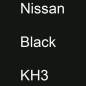 Preview: Nissan, Black, KH3.