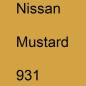 Preview: Nissan, Mustard, 931.