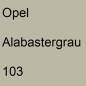 Preview: Opel, Alabastergrau, 103.