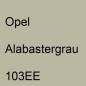 Preview: Opel, Alabastergrau, 103EE.