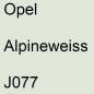 Preview: Opel, Alpineweiss, J077.