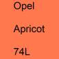 Preview: Opel, Apricot, 74L.