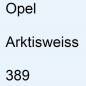 Preview: Opel, Arktisweiss, 389.