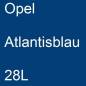 Preview: Opel, Atlantisblau, 28L.