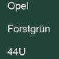 Preview: Opel, Forstgrün, 44U.