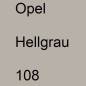 Preview: Opel, Hellgrau, 108.