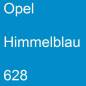 Preview: Opel, Himmelblau, 628.