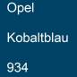 Preview: Opel, Kobaltblau, 934.