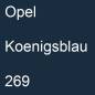 Preview: Opel, Koenigsblau, 269.