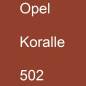 Preview: Opel, Koralle, 502.