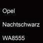 Preview: Opel, Nachtschwarz, WA8555.