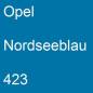 Preview: Opel, Nordseeblau, 423.