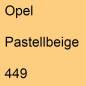 Preview: Opel, Pastellbeige, 449.