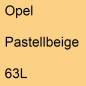 Preview: Opel, Pastellbeige, 63L.