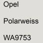 Preview: Opel, Polarweiss, WA9753.