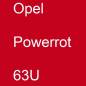 Preview: Opel, Powerrot, 63U.