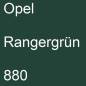 Preview: Opel, Rangergrün, 880.