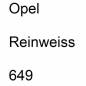 Preview: Opel, Reinweiss, 649.