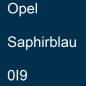 Preview: Opel, Saphirblau, 0I9.