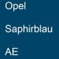 Preview: Opel, Saphirblau, AE.