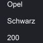 Preview: Opel, Schwarz, 200.