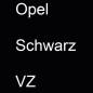 Preview: Opel, Schwarz, VZ.