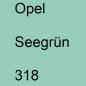 Preview: Opel, Seegrün, 318.