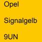 Preview: Opel, Signalgelb, 9UN.