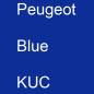 Preview: Peugeot, Blue, KUC.