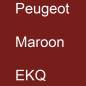 Preview: Peugeot, Maroon, EKQ.