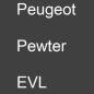 Preview: Peugeot, Pewter, EVL.