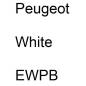 Preview: Peugeot, White, EWPB.